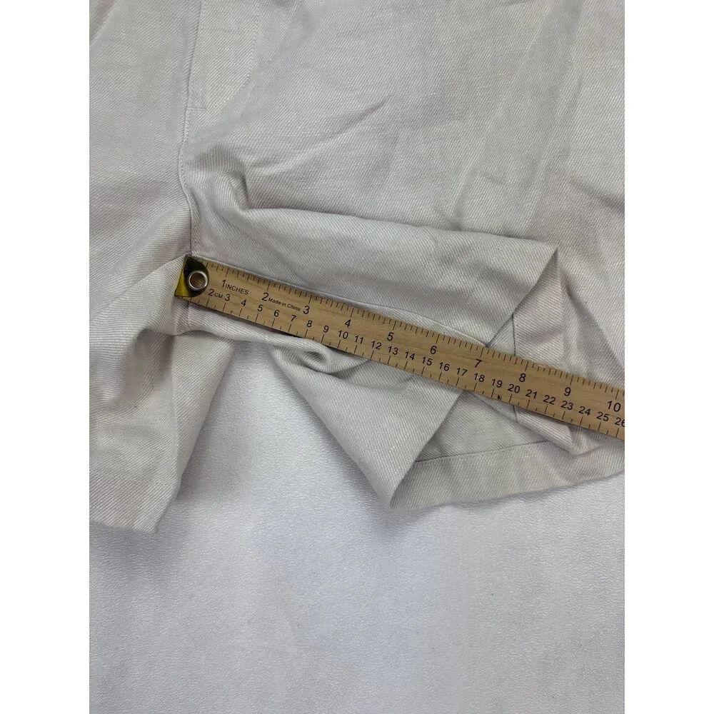 L.L. Bean Men's Linen Hybrid Shorts Size 40 Beige‎